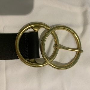 Real leather free people belt m/l